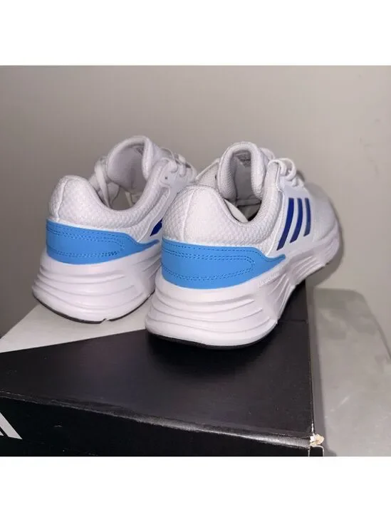 Adidas Galaxy 6 M Running Shoes White/Blue - Men’s 8.5 - New in Box - Picture 4 of 9